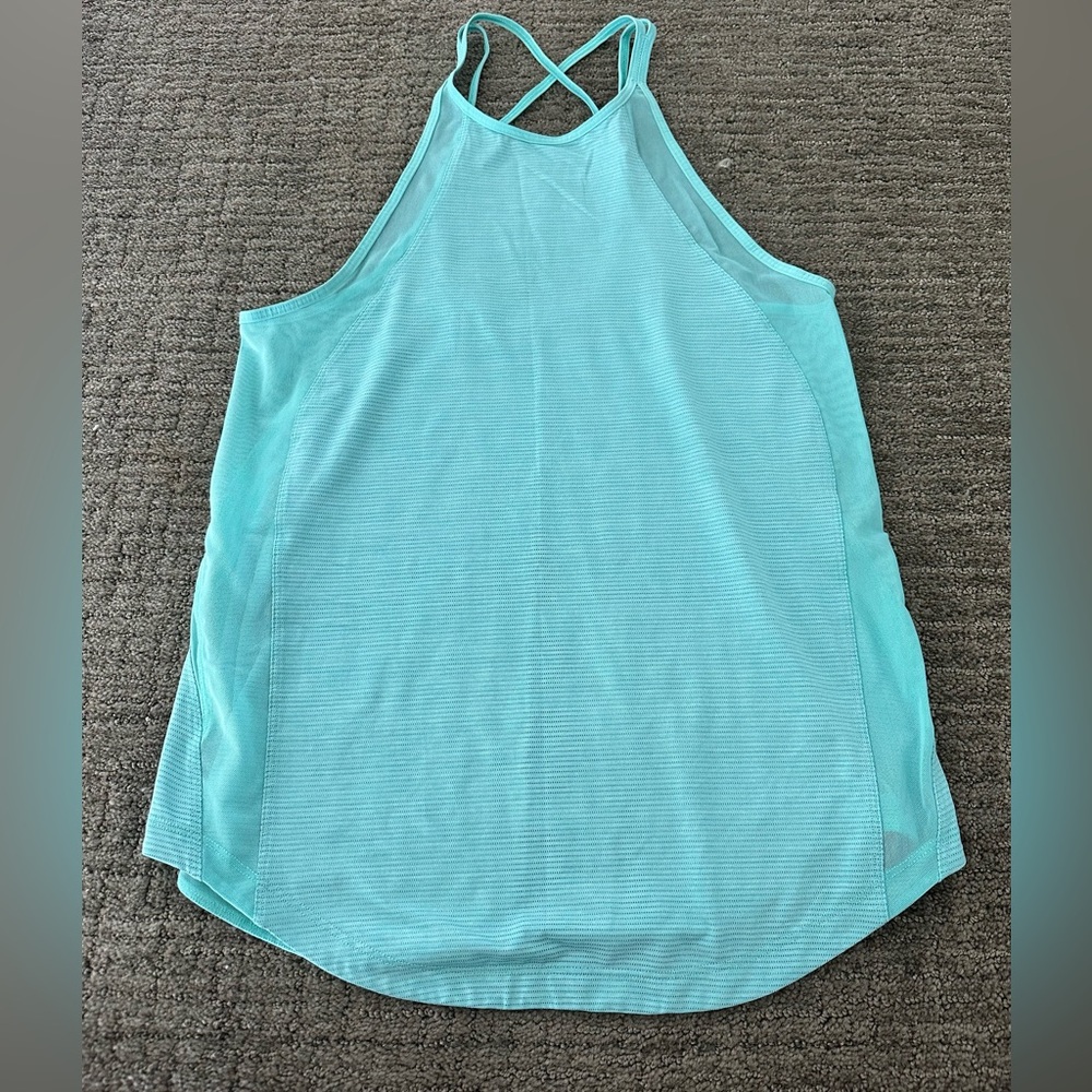 Blue lululemon tank top
